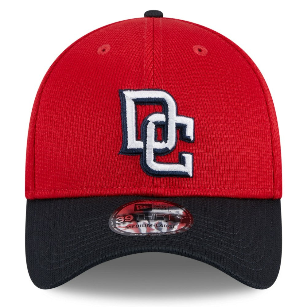 Washington Nationals 2025 Batting Practice 39THIRTY Flex Hat Red