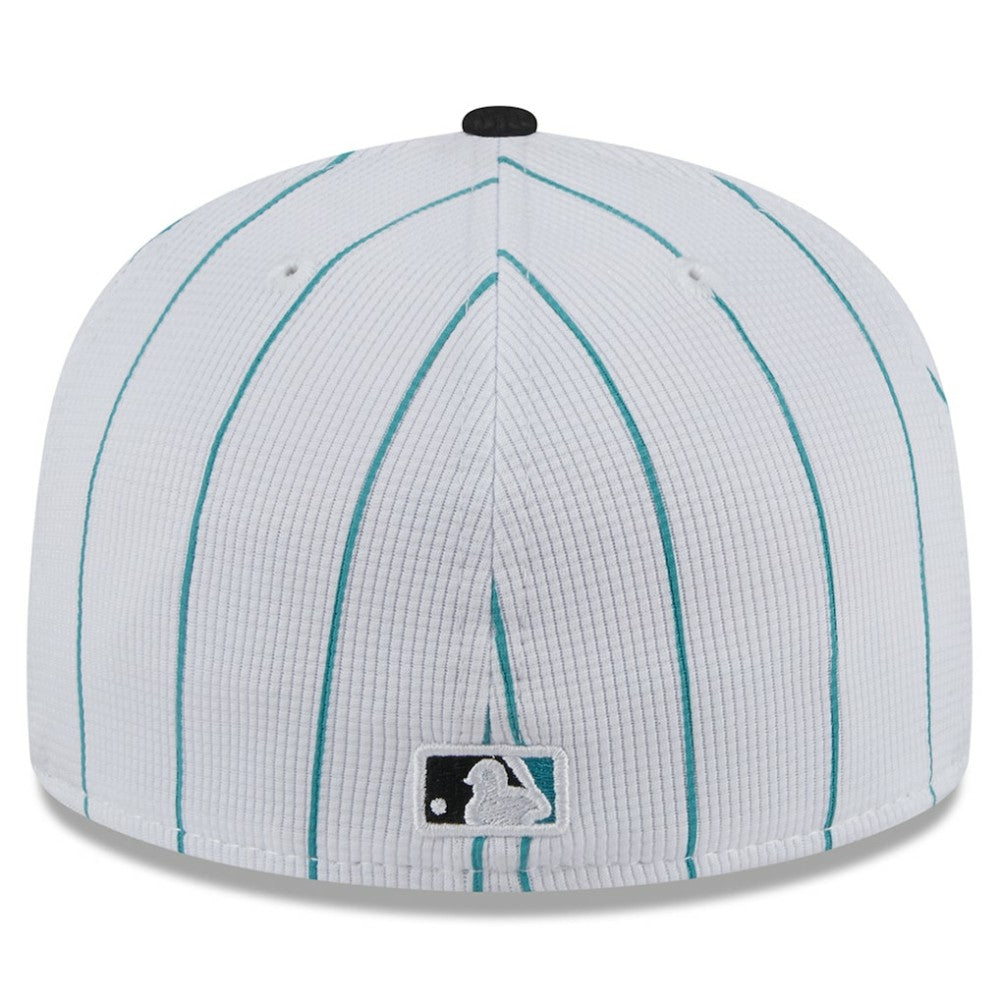 Miami Marlins 2025 Batting Practice 59FIFTY Fitted Hat White