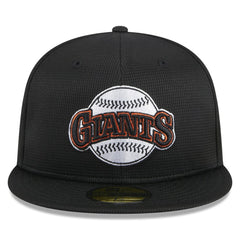 San Francisco Giants 2025 Batting Practice 59FIFTY Fitted Hat Black