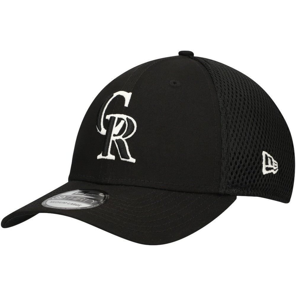 Colorado Rockies Neo 39THIRTY Flex Hat Black/White