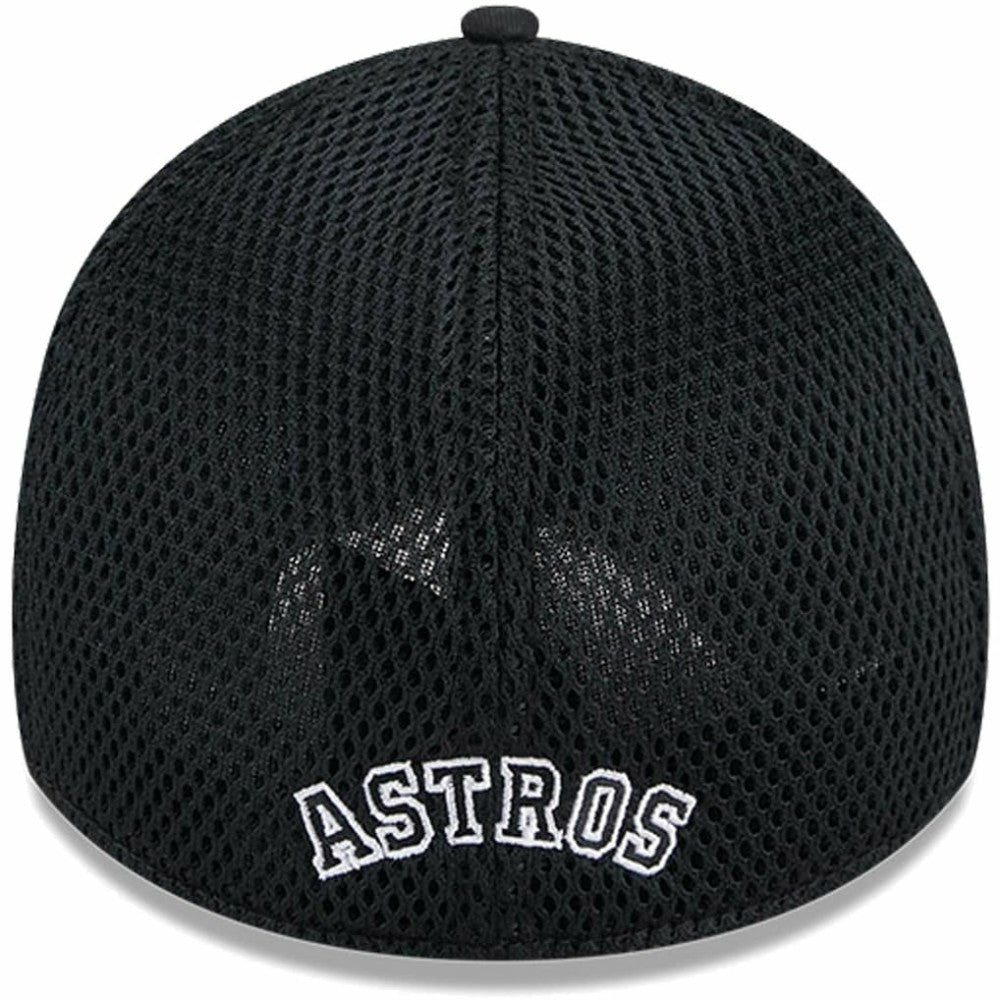 Houston Astros Neo 39THIRTY Flex Hat Black/White