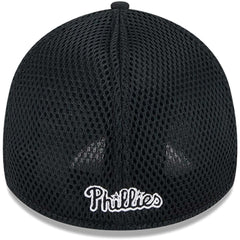 Philadelphia Phillies Neo 39THIRTY Flex Hat Black/White