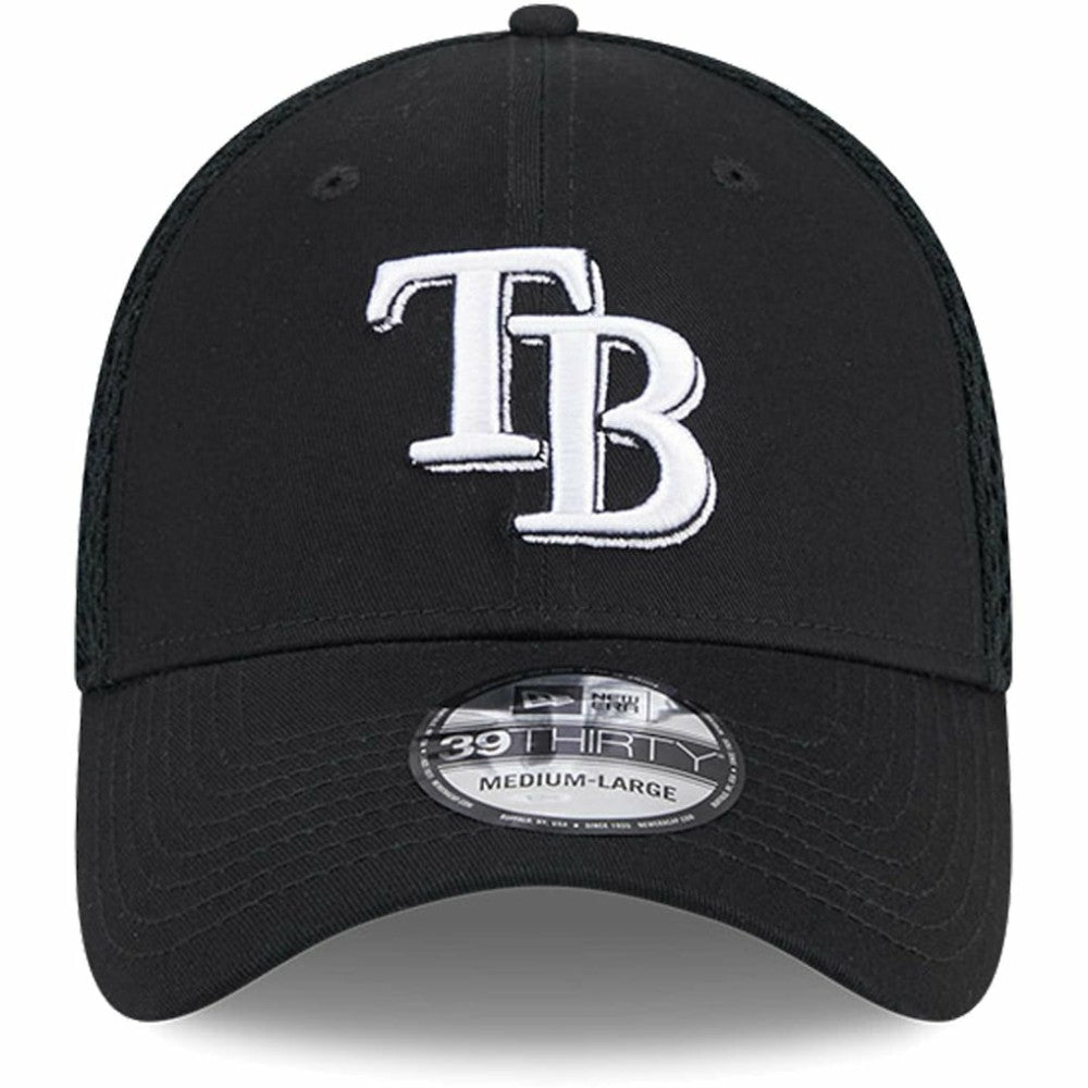 Tampa Bay Rays Neo 39THIRTY Flex Hat Black/White