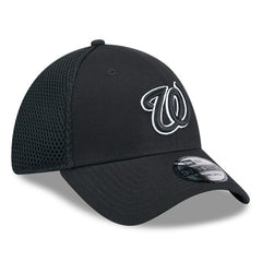Washington Nationals Neo 39THIRTY Flex Hat Black/White