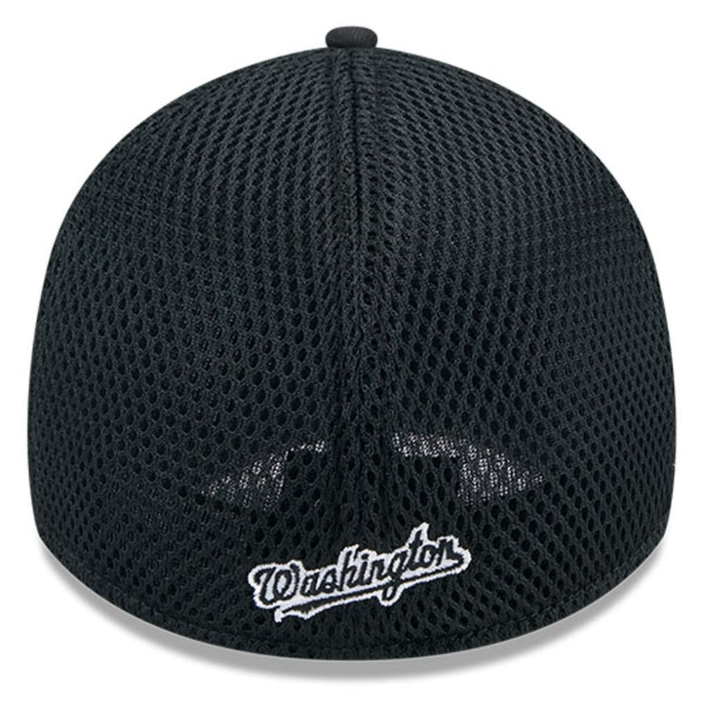 Washington Nationals Neo 39THIRTY Flex Hat Black/White