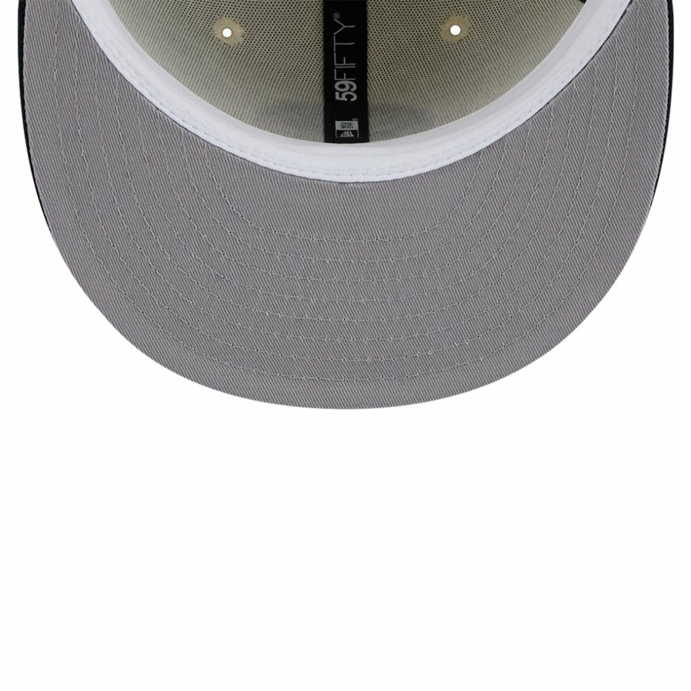 New York Yankees Top Hat Chrome 59FIFTY Fitted Hat Cream