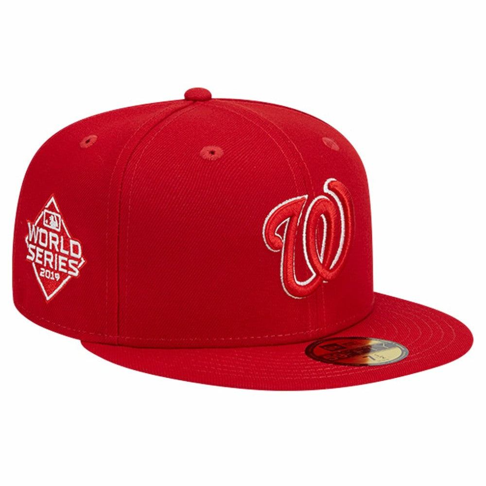 Washington Nationals Logo 59FIFTY Fitted Hat Red