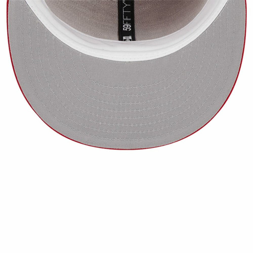 Washington Nationals Logo 59FIFTY Fitted Hat Red
