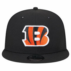 Cincinnati Bengals New Era Main Trucker 9FIFTY Snapback Hat - Black on sale