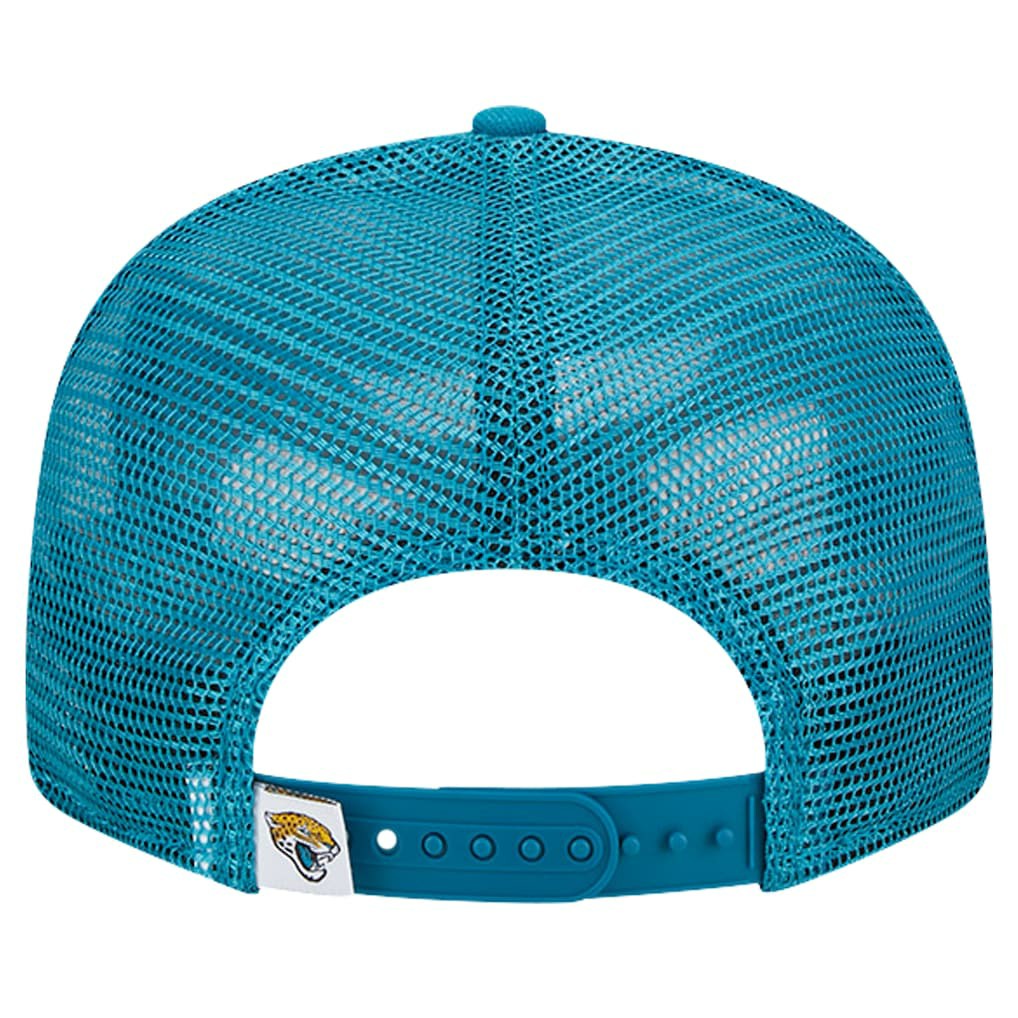 Jacksonville Jaguars New Era Main Trucker 9FIFTY Snapback Hat - Teal sale