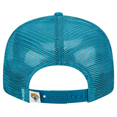 Jacksonville Jaguars New Era Main Trucker 9FIFTY Snapback Hat - Teal sale