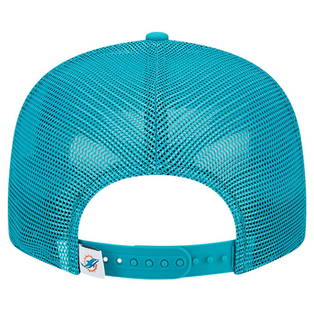 Miami Dolphins New Era Main Trucker 9FIFTY Snapback Hat - Aqua outlet