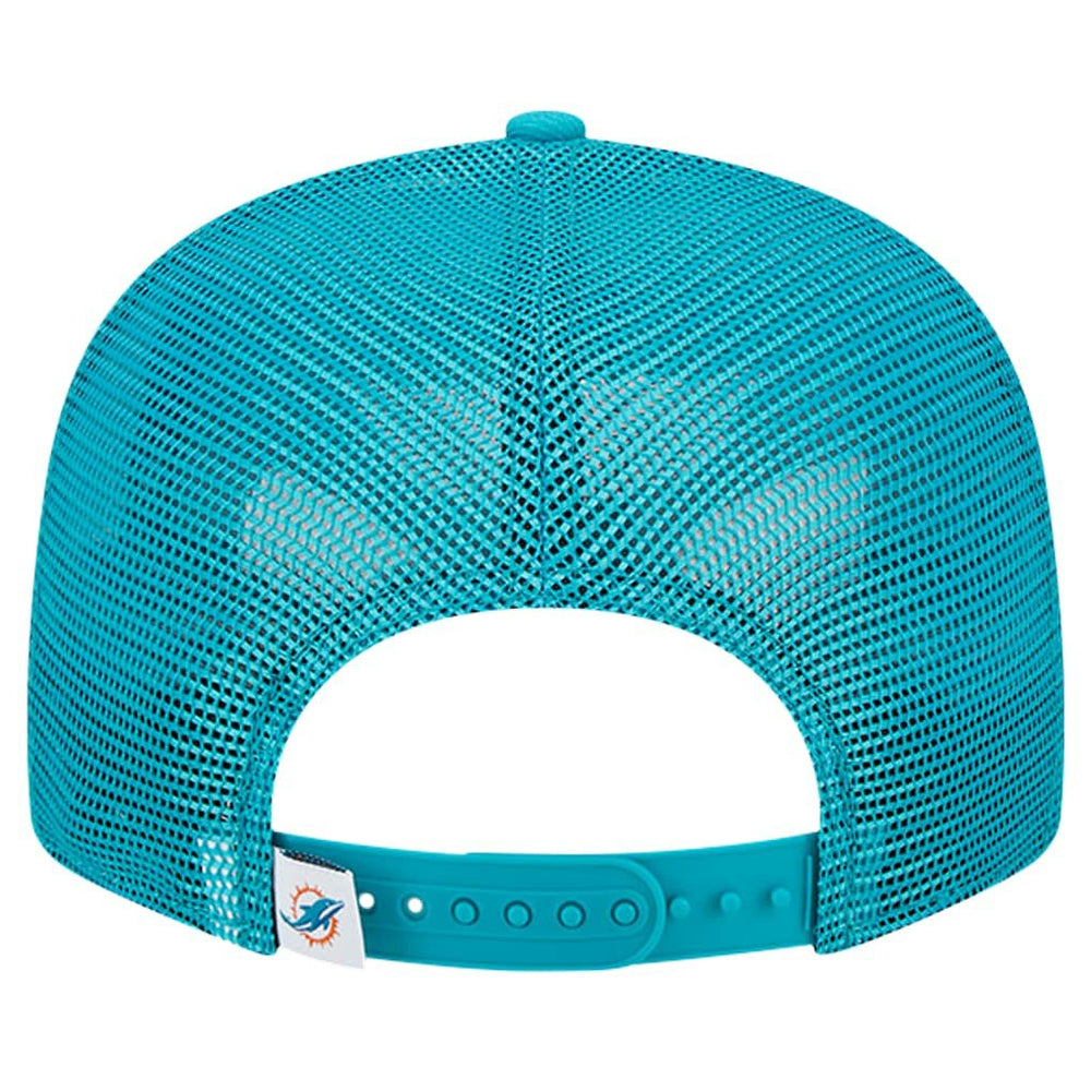 Miami Dolphins New Era Main Trucker 9FIFTY Snapback Hat - Aqua outlet