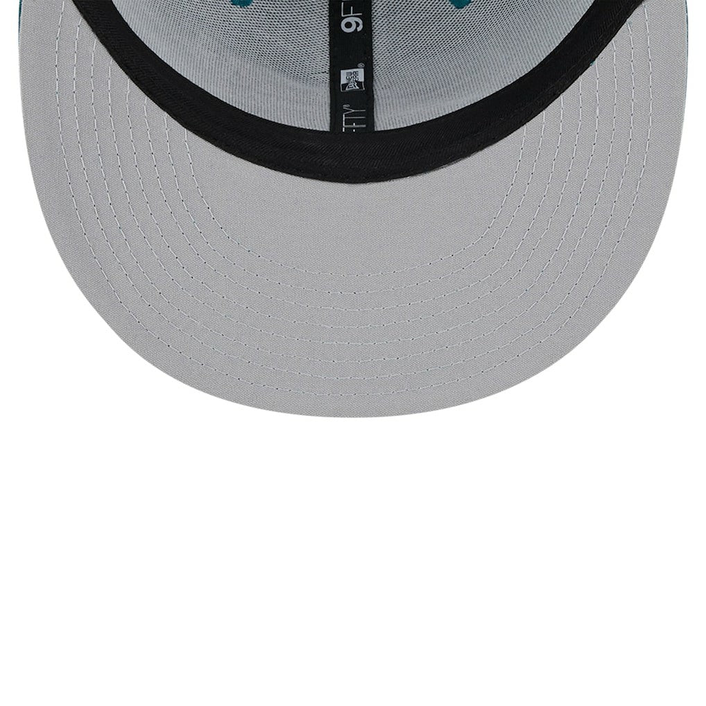 Philadelphia Eagles New Era Main Trucker 9FIFTY Snapback Hat - Midnight Green cheap
