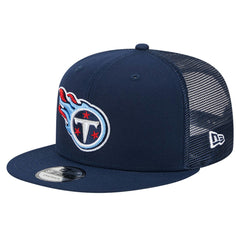 Tennessee Titans New Era Main Trucker 9FIFTY Snapback Hat - Navy for sale
