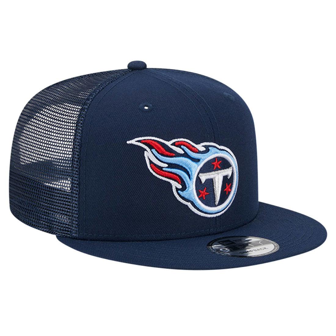 Tennessee Titans New Era Main Trucker 9FIFTY Snapback Hat - Navy for sale