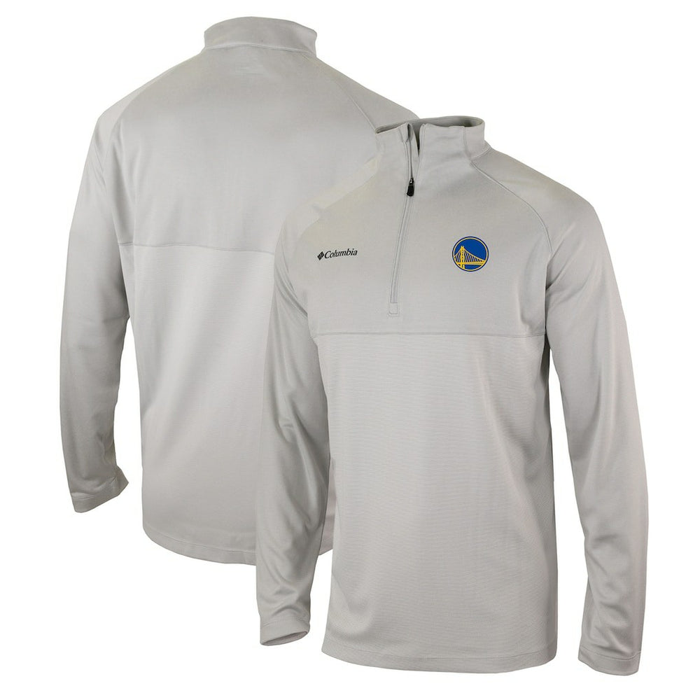 Golden State Warriors Omni-Wick Rockin' It Quarter-Zip Pullover Top sale - Heather Gray on sale