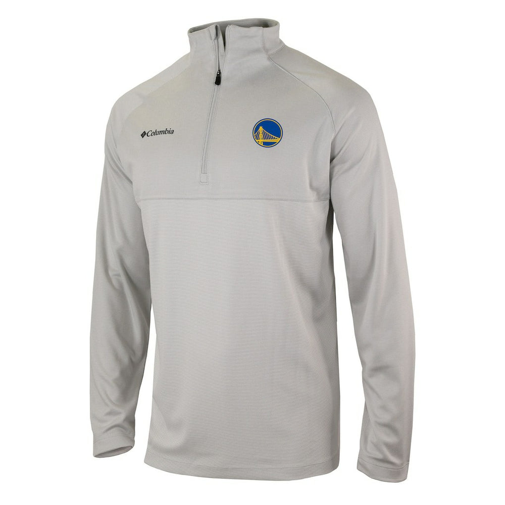 Golden State Warriors Omni-Wick Rockin' It Quarter-Zip Pullover Top sale - Heather Gray on sale