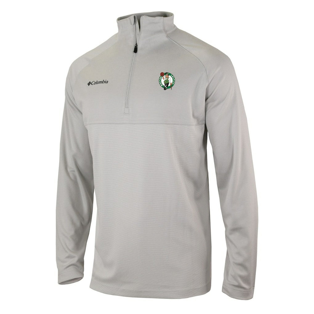 Boston Celtics Omni-Wick Rockin' It Quarter-Zip Pullover Top - Heather Gray outlet