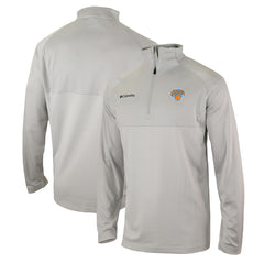 New York Knicks Omni-Wick Rockin' It Quarter-Zip Pullover Top - Heather Gray cheap