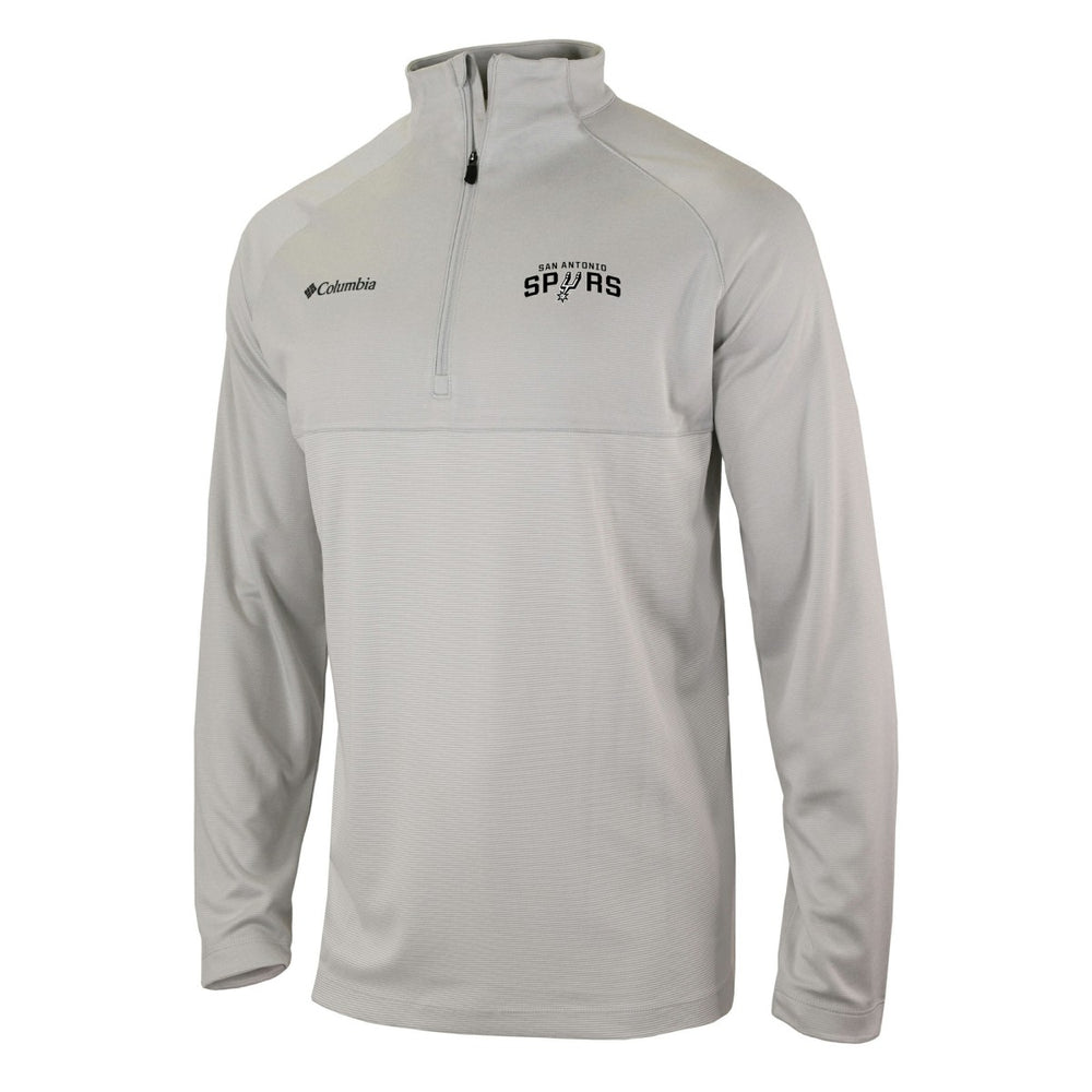 San Antonio Spurs Omni-Wick Rockin' It Quarter-Zip Pullover Top - Heather Gray discount