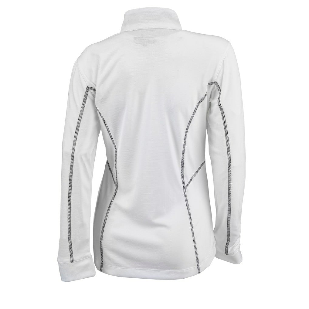 Boston Celtics Women's Omni-Wick Shotgun Quarter-Zip Pullover Top - White on sale