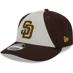 San Diego Padres 2025 Batting Practice Low Profile 9FIFTY Snapback Hat Brown