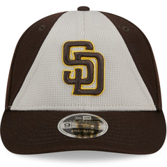San Diego Padres 2025 Batting Practice Low Profile 9FIFTY Snapback Hat Brown