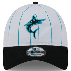 Miami Marlins 2025 Batting Practice 9TWENTY Adjustable Hat White