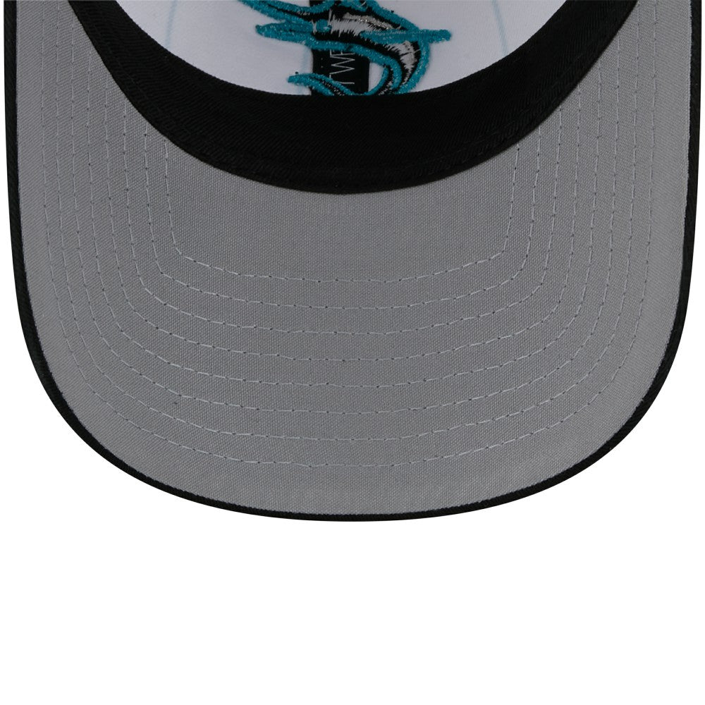 Miami Marlins 2025 Batting Practice 9TWENTY Adjustable Hat White