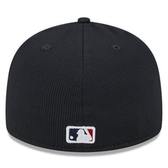 Atlanta Braves 2025 Batting Practice Low Profile 59FIFTY Fitted Hat White