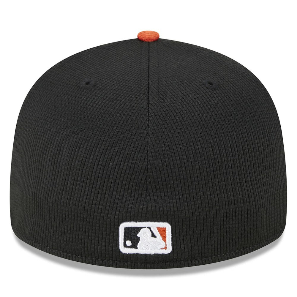 Baltimore Orioles 2025 Batting Practice Low Profile 59FIFTY Fitted Hat White