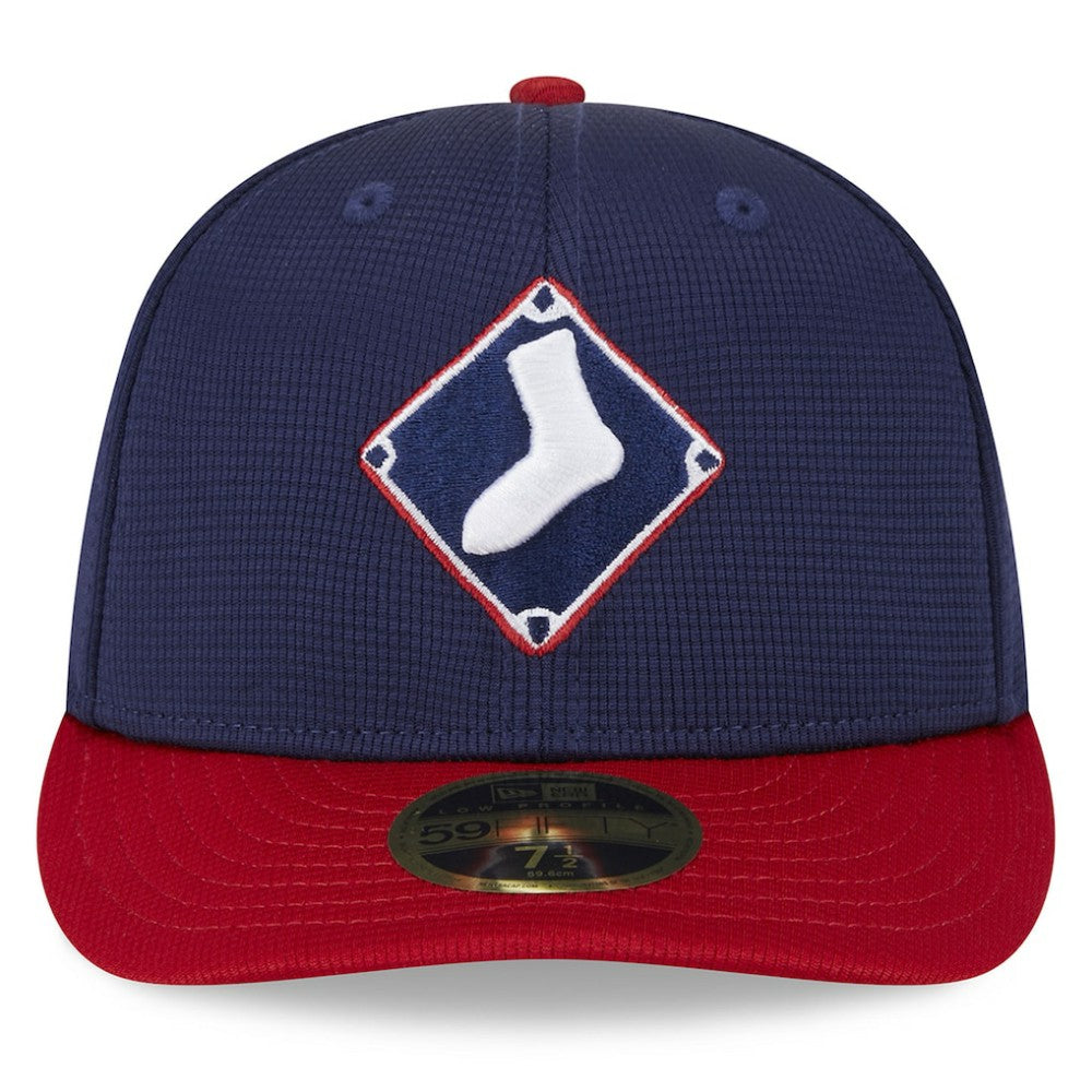 Chicago White Sox 2025 Batting Practice Low Profile 59FIFTY Fitted Hat Navy