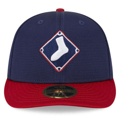 Chicago White Sox 2025 Batting Practice Low Profile 59FIFTY Fitted Hat Navy