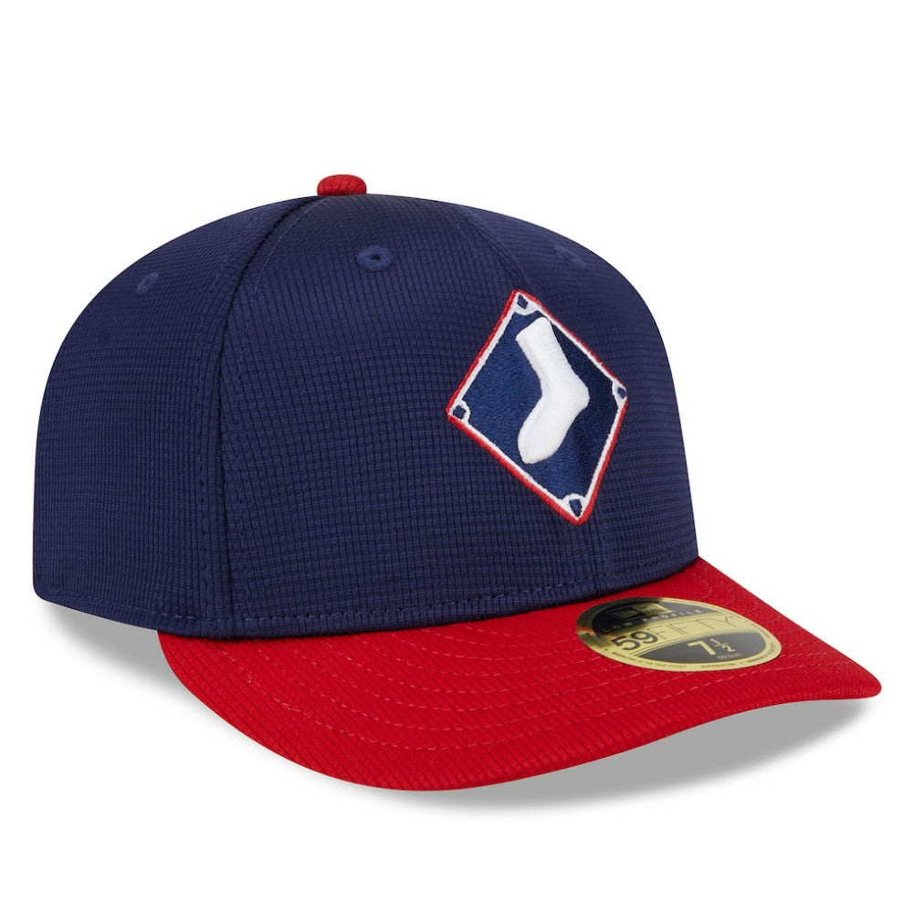 Chicago White Sox 2025 Batting Practice Low Profile 59FIFTY Fitted Hat Navy