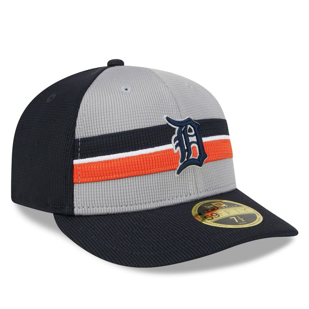 Detroit Tigers 2025 Batting Practice Low Profile 59FIFTY Fitted Hat Gray