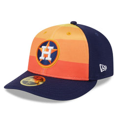Houston Astros 2025 Batting Practice Low Profile 59FIFTY Fitted Hat Orange