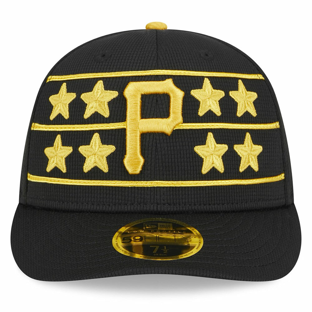 Pittsburgh Pirates 2025 Batting Practice Low Profile 59FIFTY Fitted Hat Black