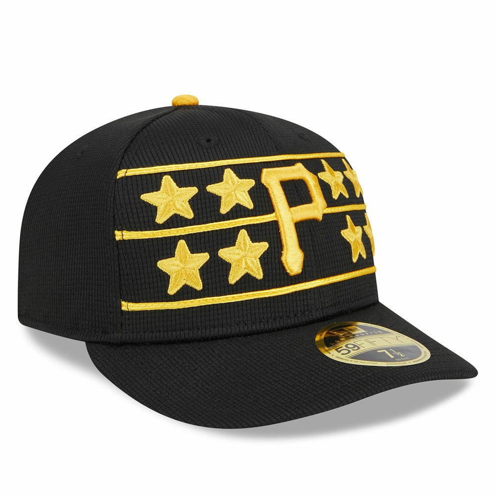 Pittsburgh Pirates 2025 Batting Practice Low Profile 59FIFTY Fitted Hat Black