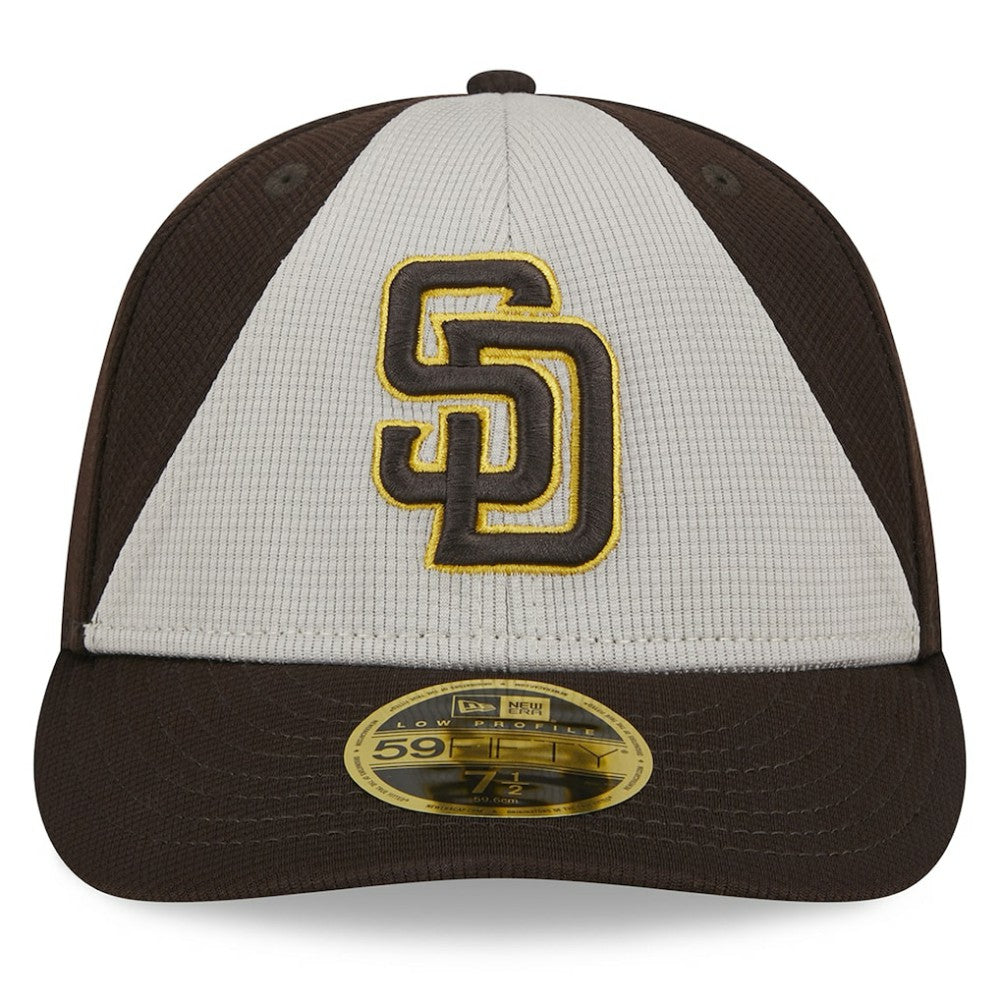 San Diego Padres 2025 Batting Practice Low Profile 59FIFTY Fitted Hat Brown