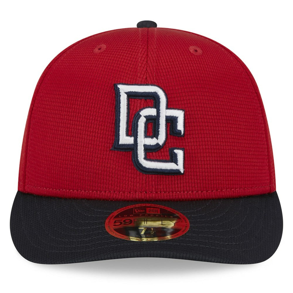 Washington Nationals 2025 Batting Practice Low Profile 59FIFTY Fitted Hat Red