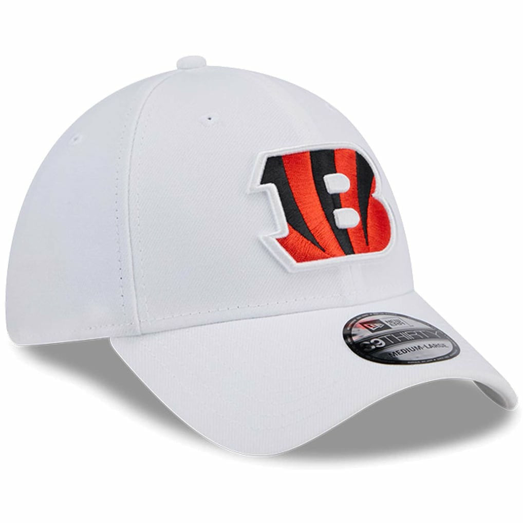 Cincinnati Bengals New Era Main 39THIRTY Flex Hat - White sale