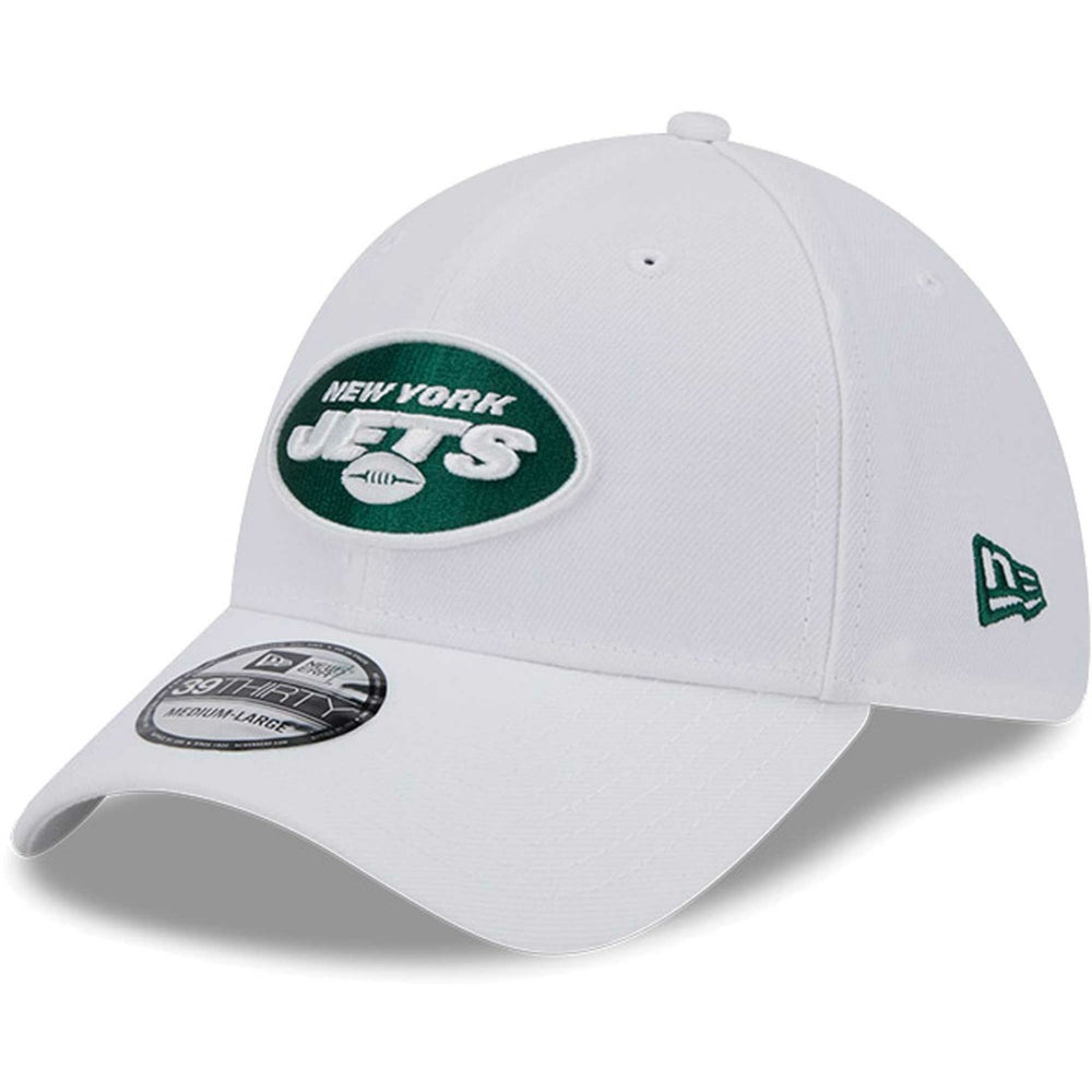 New York Jets New Era Main 39THIRTY Flex Hat - White on sale