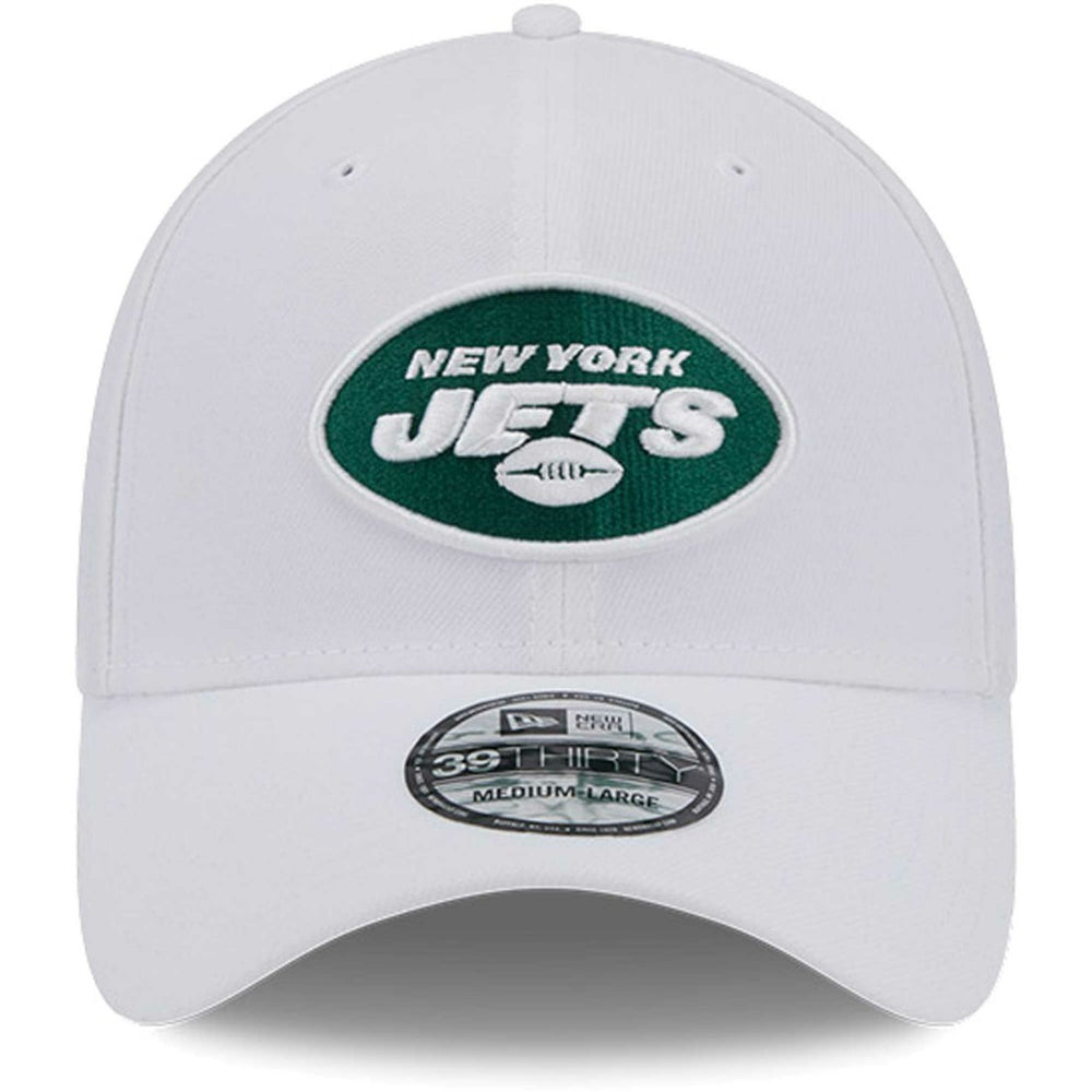 New York Jets New Era Main 39THIRTY Flex Hat - White on sale