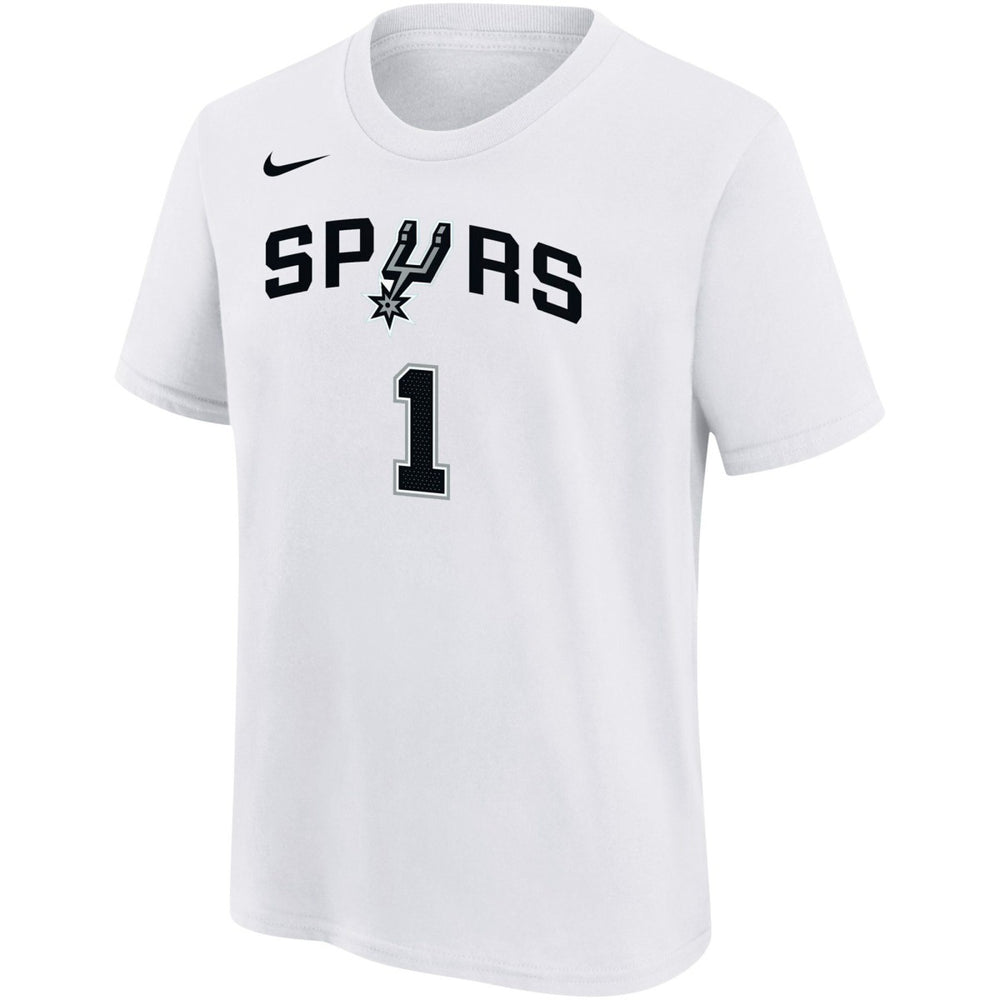 Victor Wembanyama San Antonio Spurs Youth Name & Number Association T-Shirt - White shop