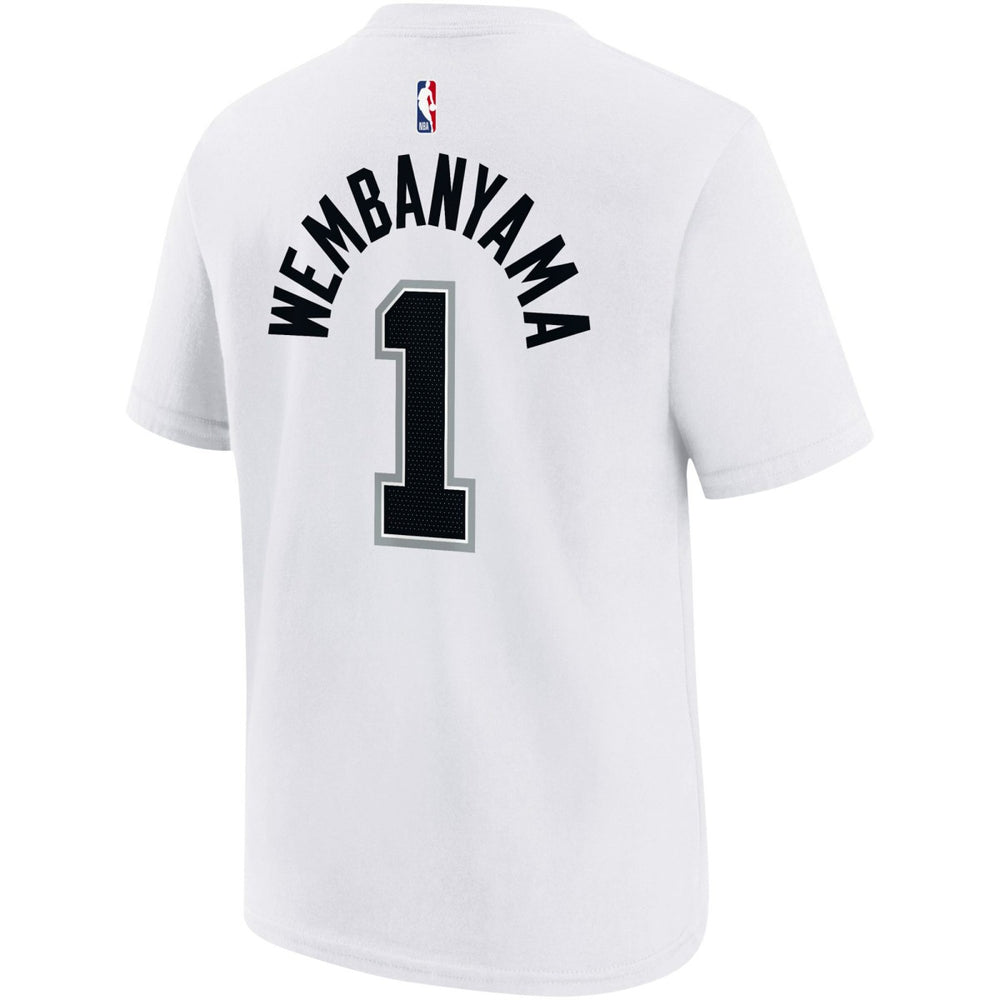 Victor Wembanyama San Antonio Spurs Youth Name & Number Association T-Shirt - White shop