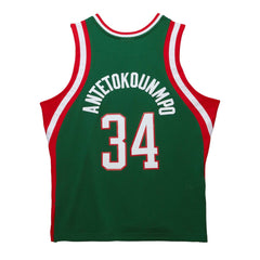 Giannis Antetokounmpo Milwaukee Bucks 2013/14 Hardwood Classics Swingman Jersey - Hunter Green outlet