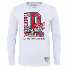 Toronto Raptors Youth Hardwood Classics Make The Cut Long Sleeve T-Shirt - White sale