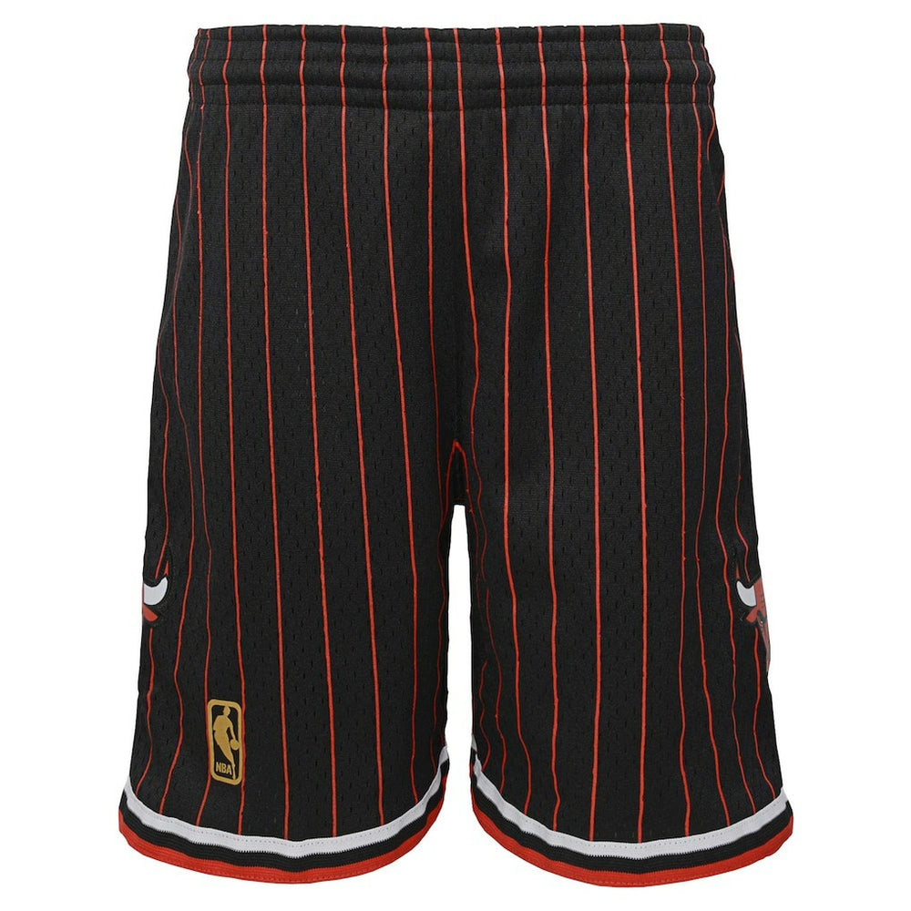 Chicago Bulls Youth Hardwood Classics Swingman Shorts - Black on sale