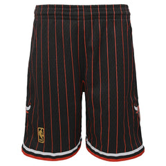 Chicago Bulls Youth Hardwood Classics Swingman Shorts - Black on sale